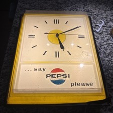 Pepsi-Cola "Drink Pepsi-Cola / More Bounce to the Ounce" Round Advertising Wall Clock — listing 3