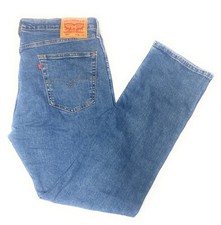 Levi's Regular Fit Men's Jeans, Pale Faded Blue, Distressed, W36 x L30 — listing 2