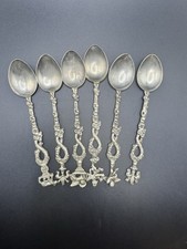 Vintage Italian Figural Silverplate Hors d'oeuvre / Appetizer Serving Set in Box — listing 6
