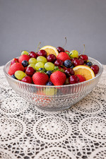 Federal Glass Windsor Button & Cane Pattern Large Serving Bowl 10.5" — listing 3