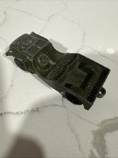 Vintage Die-Cast Red Six-Wheel Armored/Military Truck Toy — listing 4