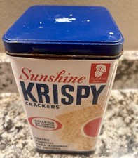 Vintage Sunshine Krispy Saltine Crackers Advertising Tin — listing 6