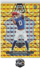2024 Panini Mosaic Keon Coleman Blue Reactive Prizm Rookie Card No. 333 — listing 3