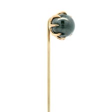 Antique Stickpin with Prong-Set Faceted Clear Stone — listing 3