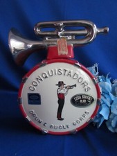 Ezra Brooks Conquistadors Drum & Bugle Corps Ceramic Decanter
