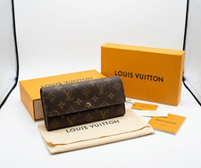 Louis Vuitton Monogram Canvas Hard-Sided Suitcase / Briefcase Trunk with Leather Trim and Brass Latches — listing 4