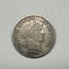 1905-S Barber Silver Dime (San Francisco Mint) — listing 3