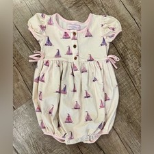 Sweet Honey Kids Floral Ruffle Zip Romper, Size 3T — listing 6