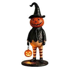 Vintage Embossed Die-Cut Jack-O-Lantern Halloween Pumpkin Wall Decoration Unmarked / Made in USA
