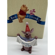 Porcelain Baby Doll in Winnie the Pooh Costume with Plush Pooh Bear — listing 3