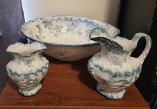 John Maddock & Sons Royal Vitreous Saucer with Floral Trellis Border — listing 6