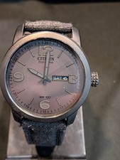 Citizen Eco-Drive Men's Stainless Steel Watch, Blue Dial, WR 100 — listing 4