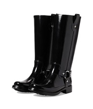 Michael Kors Fulton Harness Rubber Rain Boots - Black — listing 3