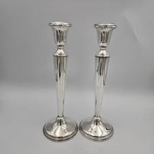 Weighted Sterling Silver Candlestick Holder (Single, Tarnished) 'Sterling Weighted' or '925' — listing 5