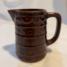 Marcrest Daisy Dot Brown Glazed Stoneware Bean Pot — listing 4