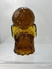 Mosser Glass Amber Praying Angel Figurine — listing 5
