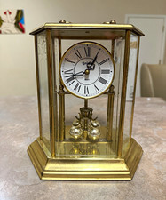 Bulova Quartz Anniversary Dome Clock with Silver-Tone Rotating Pendulum — listing 4