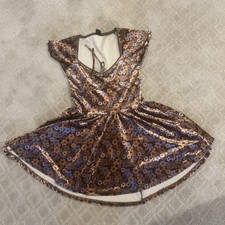 Urban Outfitters Crushed Velvet Off-Shoulder Smocked Romper, Burgundy, Size S — listing 2