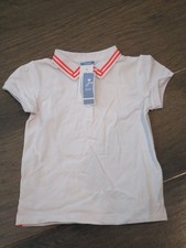 Jacadi Paris Boys' White Cotton Piqué Long-Sleeve Polo Shirt, Size 4Y