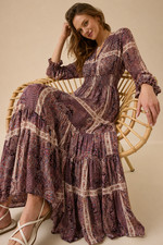 Altar'd State Boho Patchwork Floral Print Dress Top/blouse — listing 4