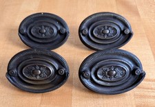 Lot of 30 Vintage Brass Hepplewhite Style Oval Bail Drawer Pulls — listing 5
