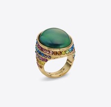 Gold-Tone Metal Fashion Ring Lot (Mixed Band Styles) — listing 6
