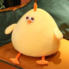Yellow Chicken/Rooster Plush Toy with Long Black Legs — listing 2