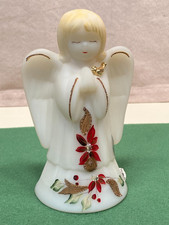 Frosted and Clear Glass Angel Bell Figurine — listing 6
