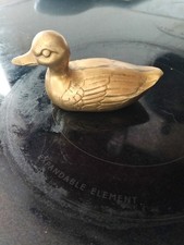 Vintage Solid Brass Duck Head Figurine / Bottle Opener — listing 4