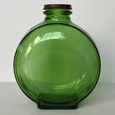 Vintage Sunsweet Prune Juice Emerald Green Glass Bottle — listing 4