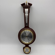Vintage Banjo-Style Wall Weather Station (Aneroid Barometer, Thermometer & Hygrometer) — listing 3