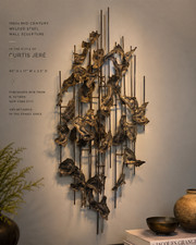 Brutalist Welded Steel Abstract Sculpture, Spire/Pyramid Form — listing 3