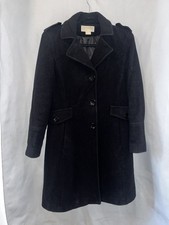 Michael Kors Red Wool Blend Double-Breasted Peacoat, Women's Size M, listing 6