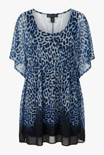 INC International Concepts Leopard Print Knit Top, Women's Size L, listing 6