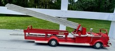 Doepke Model Toys Rossmoyne Aerial Ladder Fire Truck, Pressed Steel — listing 5
