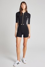 Adidas Originals Black Nylon Track Suit Jumpsuit Coverall — listing 4