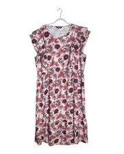 BloomChic Purple Floral Smocked Bodice Midi Dress, US 10 — listing 2