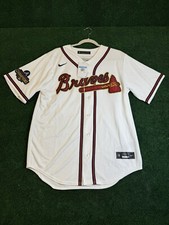 Nike Atlanta Braves Ronald Acuña Jr. #13 Red Alternate Replica Jersey, Size L — listing 2