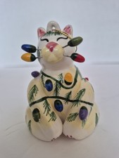 Amy Lacombe Whimsiclay 'Love You' Ceramic Cat Figurine with Original Tag — listing 3