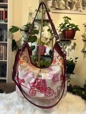 Coach Poppy Multicolor 'C' Print Glam Hobo Shoulder Bag — listing 6
