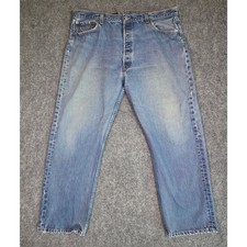 Vintage Levi's 501 Button-Fly Jeans Made in USA W38 L36 — listing 5