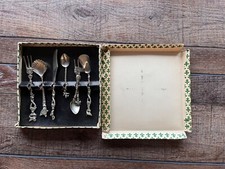 Vintage Italian Figural Silverplate Hors d'oeuvre / Appetizer Serving Set in Box