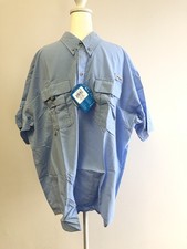 Columbia PFG Performance Fishing Gear Short-Sleeve Camp Shirt with Marlin & Sailboat Print 2XL — listing 6