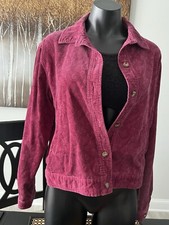 Tommy Hilfiger Wide-Wale Corduroy Jacket, Magenta Pink, Size M — listing 4