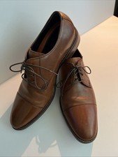 Cole Haan Men's Black Leather Cap-Toe Lace-Up Oxford Dress Shoes 11