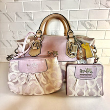 Coach Madison Op Art Sateen Maggie Shoulder Bag — listing 6