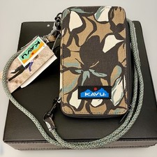 KAVU Go Time Zip Wallet with Lanyard, Nautical/Shark Print — listing 6