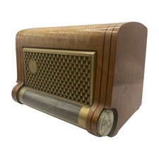 Vintage 1940s Emerson Wood Cabinet Tube Radio with Broadcast/Shortwave Bands — listing 4