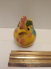Ceramic Rooster Figural Pitcher / Open Mouth Vessel