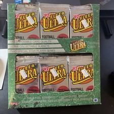 1992 Fleer Ultra Football Sealed Wax Box (36 Count) - Item 542 — listing 3